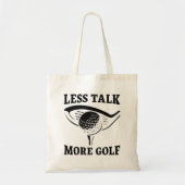 Tote Bag Moins Parlez Plus Golf (Devant)