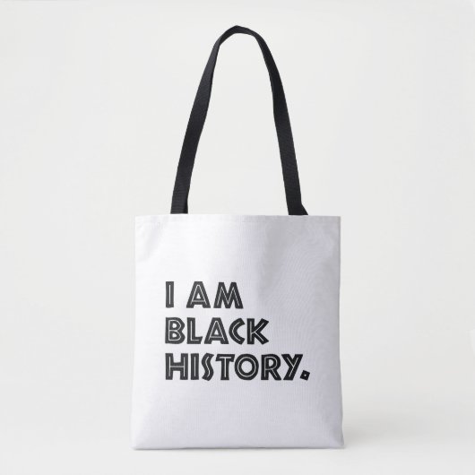 Tote Bag Mois de l'histoire des Noirs Conception graphique (Devant)