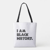 Tote Bag Mois de l'histoire des Noirs Conception graphique (Dos)