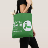 Tote Bag Mois de sensibilisation à la santé mentale 2023 |  (De près)