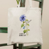 Tote Bag Mois des fleurs de naissance Septembre Matin Nom d