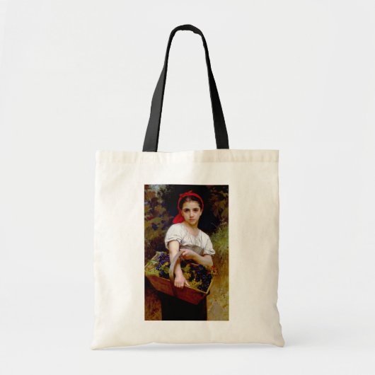 Tote Bag Moissonneuse, Bouguereau (Devant)