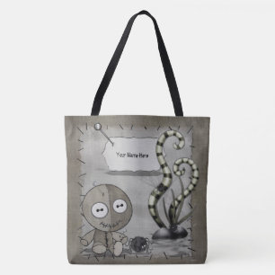 Tote Bag MOJO Gothique Poupée vaudou PERSONNALISÉE