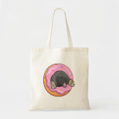 Tote Bag Mole avec Donut (Devant)