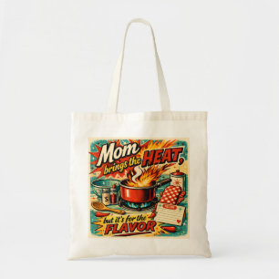 Tote Bag Mom brings the heat