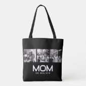 Tote Bag Mom Established Bold Black 3 Photo  (Dos)