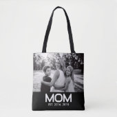 Tote Bag Mom Established Bold Black Photo (Devant)