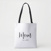 Tote Bag Mom Established New Mom Gift (Devant)
