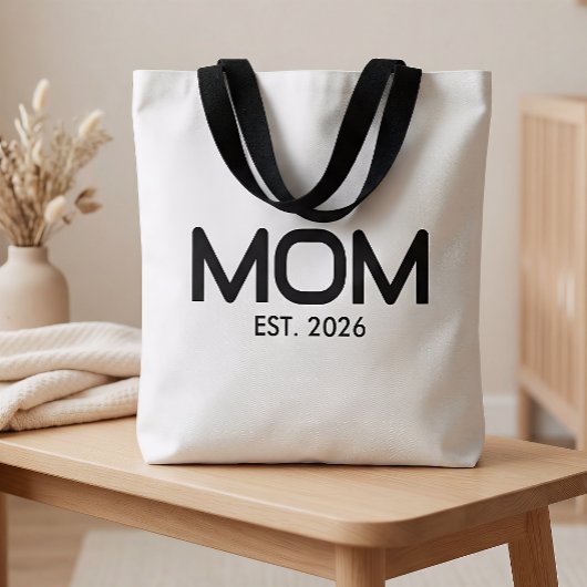 Tote Bag Mom Established New Mom Gift