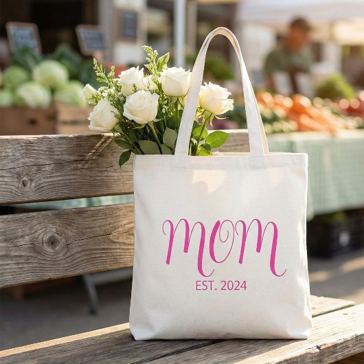 Tote Bag Mom Established New Mom Gift