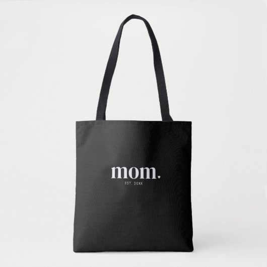 Tote Bag Mom Established New Mom Gift (Devant)