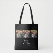 Tote Bag Mom Established Script 3 Photo Black (Devant)