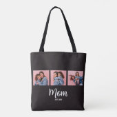 Tote Bag Mom Established Script Black 3 Photo  (Dos)