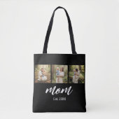 Tote Bag Mom Established Script Black 3 Photo (Devant)