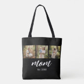 Tote Bag Mom Established Script Black 3 Photo (Dos)