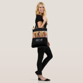 Tote Bag Mom Established Script Black 3 Photo (Sur le modèle)