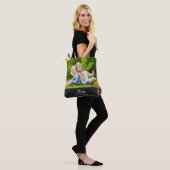 Tote Bag Mom Established Script Black Photo (Sur le modèle)