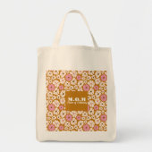 Tote Bag MOM_Master du Multitâche drôle de citation florale (Devant)