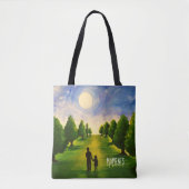 Tote Bag Moments d'émerveillement Lune marche dans les bois (Devant)