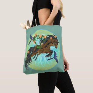 Tote Bag Momma Cheval et poulain