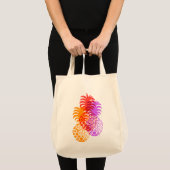 Tote Bag Momona Pineapple Hawaiian Tropical (Devant (produit))
