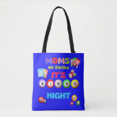 Tote Bag Moms En Grève, Sa Nuit De Bingo (Devant)