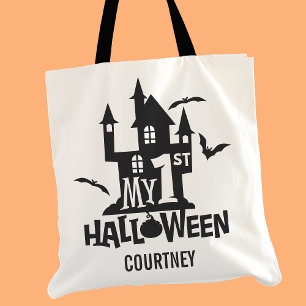 Tote Bag Mon 1Er Chariot D'Halloween Ou Soigner Un Bonbon