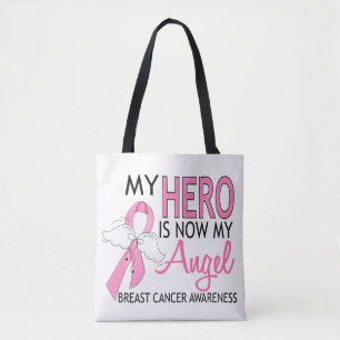 Tote Bag Mon Ange Contre Le Cancer Du Sein