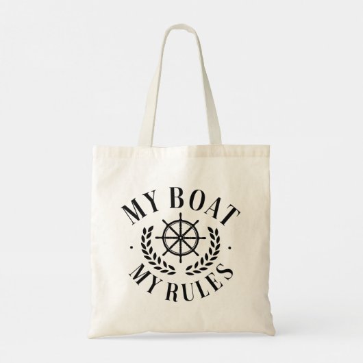Tote Bag Mon bateau mes règles (Dos)