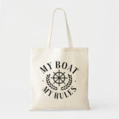 Tote Bag Mon bateau mes règles (Devant)