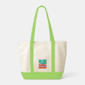 Tote Bag Mon chat adore stresser Miaou (Dos)