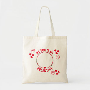 Tote Bag MON CHIEN EST MA VALENTINE Photo