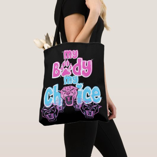 Tote Bag Mon choix Fourre-tout (De près)