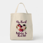 Tote Bag Mon Coeur Appartient À Thai BL (Dos)