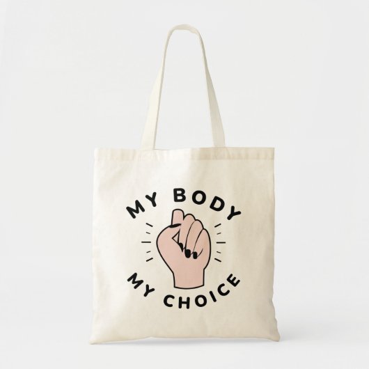 Tote Bag Mon corps Mon choix (Devant)