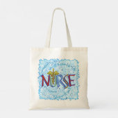 Tote Bag Mon credo d'infirmière (Dos)