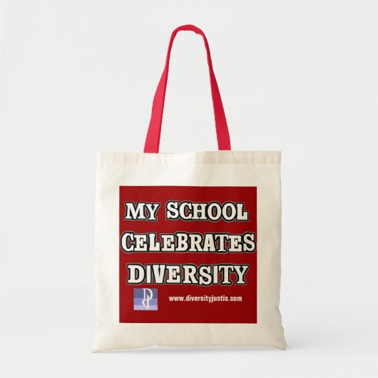 Tote Bag Mon école célèbre la diversité (Devant)