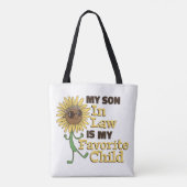 Tote Bag Mon Fils En Droit Est Ma Famille D'Enfants Préféré (Dos)