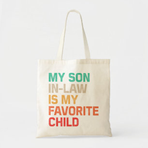 Tote Bag Mon Fils En Droit Est Mon Enfant Préféré