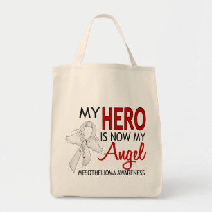 Tote Bag Mon héros est mon mèsothéliome d'ange
