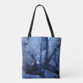 Tote Bag Mon Hiver bleu... (Dos)