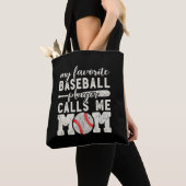 Tote Bag Mon Joueur De Baseball Préféré M'Appelle Maman Che (De près)