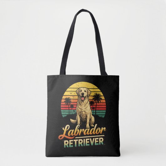 Tote Bag Mon Labrador Retriever (Devant)