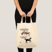 TOTE BAG MON MARE EST EN SAISON, FUNNY HORSE COMIC (Devant (produit))