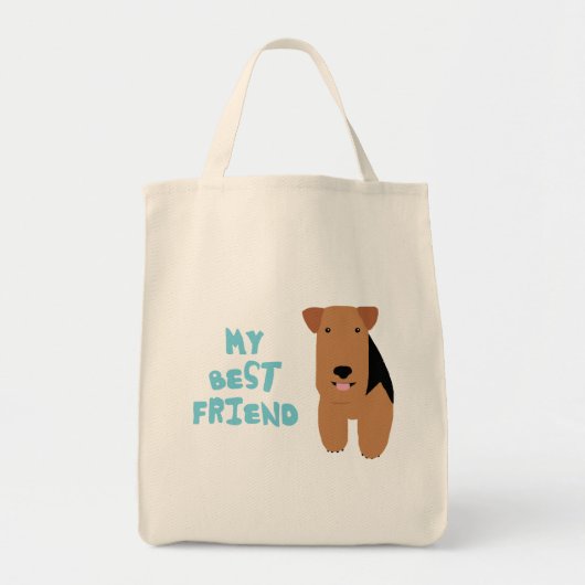 Tote Bag Mon meilleur ami gallois Terrier (Devant)