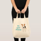 Tote Bag Mon meilleur ami Wire Fox Terrier (Devant (produit))