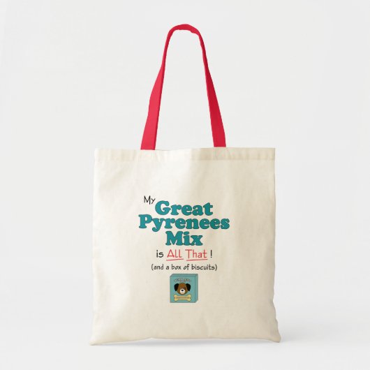 Tote Bag Mon mélange de Grands Pyrénées est tout cela ! (Devant)