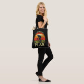 Tote Bag Mon Plan De Retraite Passionné De Cyclisme (Sur le modèle)