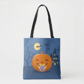 Tote Bag Mon premier Citrouille de pacificateur Halloween (Devant)