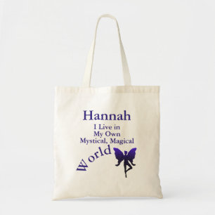 Tote Bag Mon propre monde mystique Fée violette